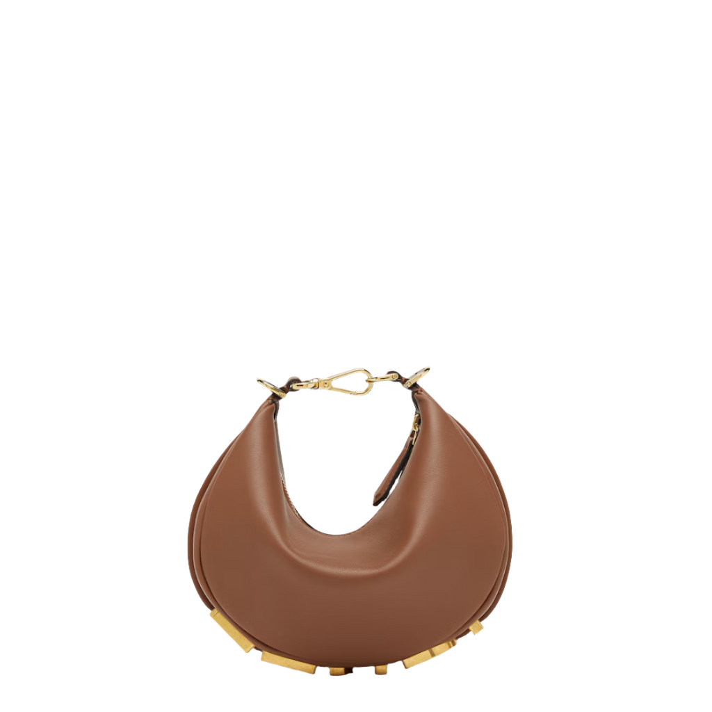 Fendi Fendigraphy Mini - Brown leather mini bag