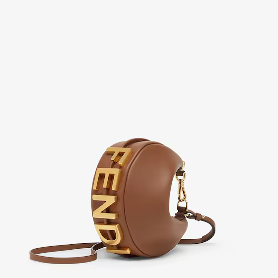 Fendi Fendigraphy Mini - Brown leather mini bag
