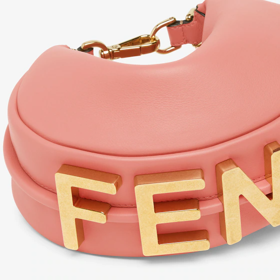 Fendi Fendigraphy Mini - Pink leather mini bag