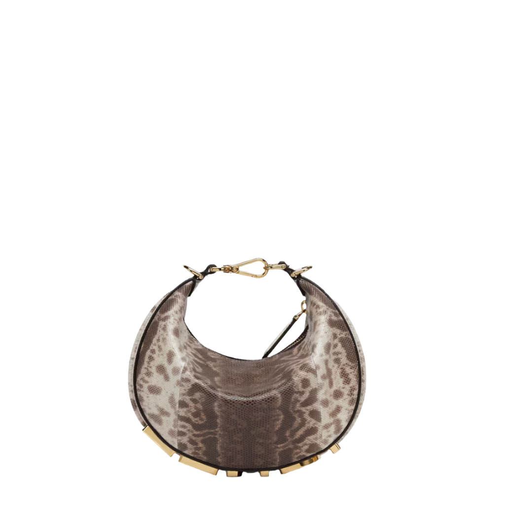 Fendi Fendigraphy Mini - Natural karung leather mini bag