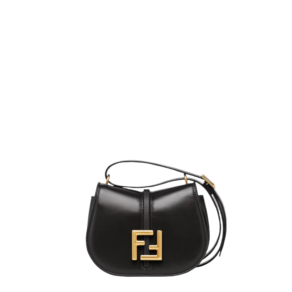 Fendi C mon Mini - Black leather bag