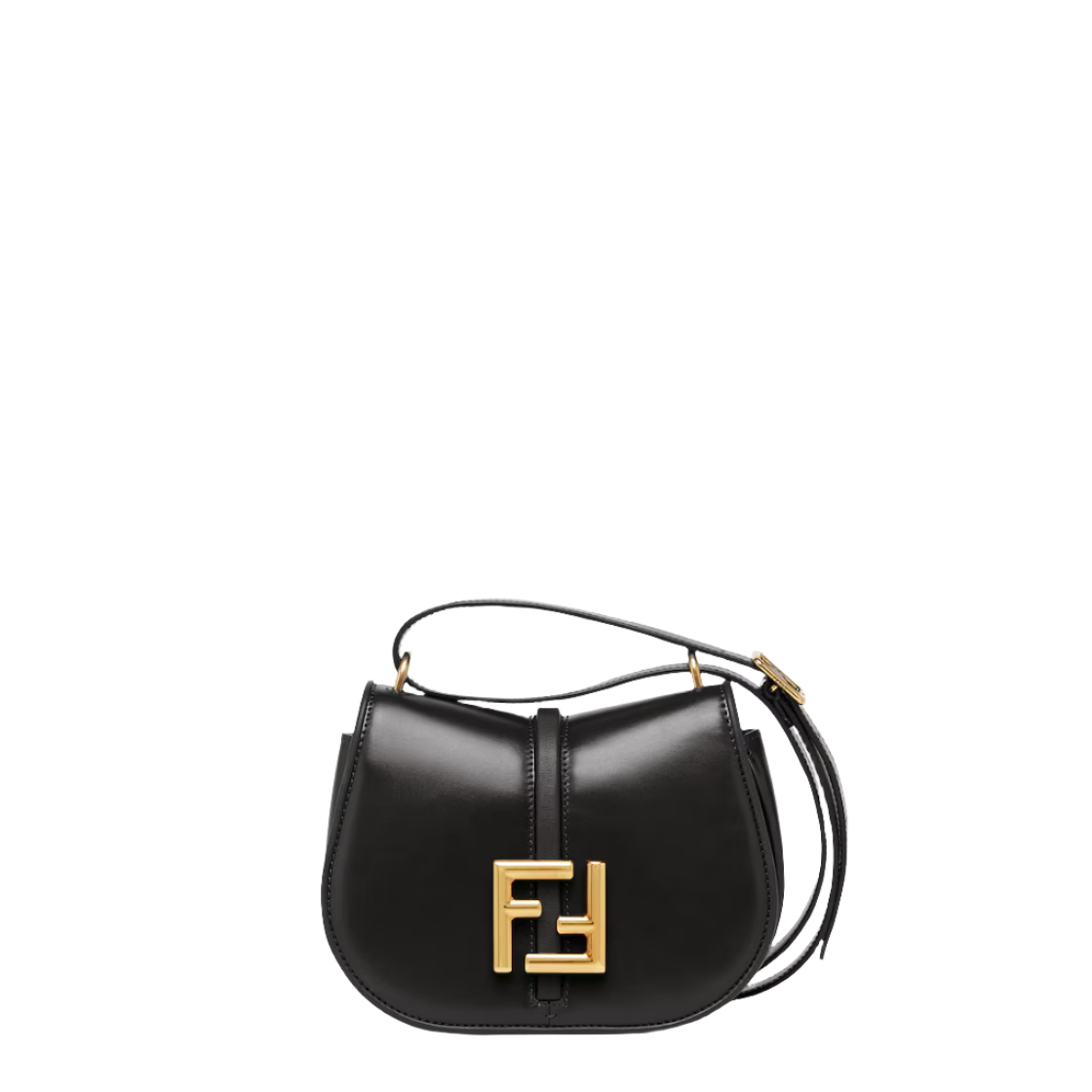 Fendi C mon Mini - Black leather bag