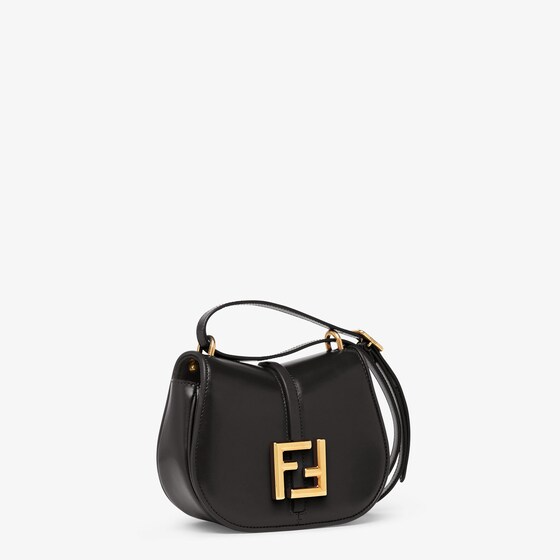 Fendi C mon Mini - Black leather bag