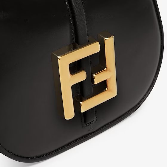 Fendi C mon Mini - Black leather bag