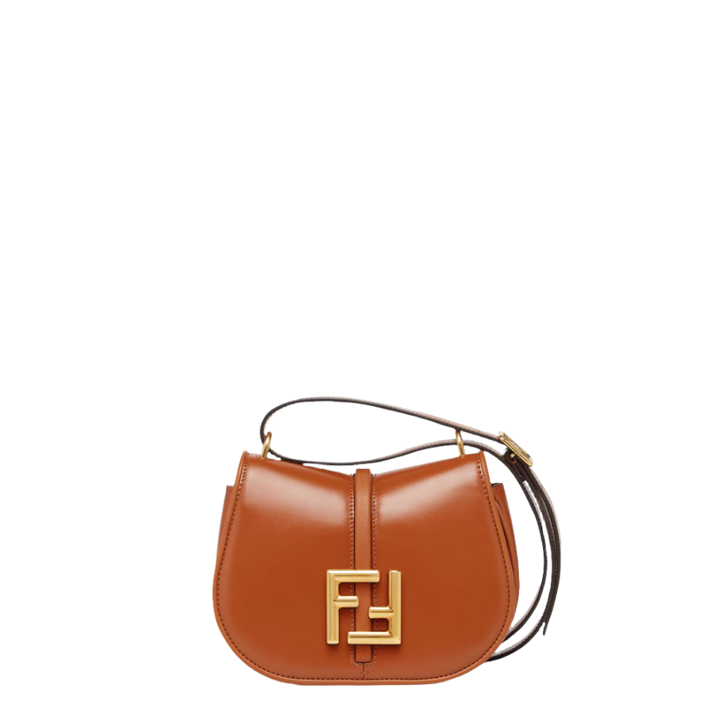 Fendi C mon Mini - Brown leather bag