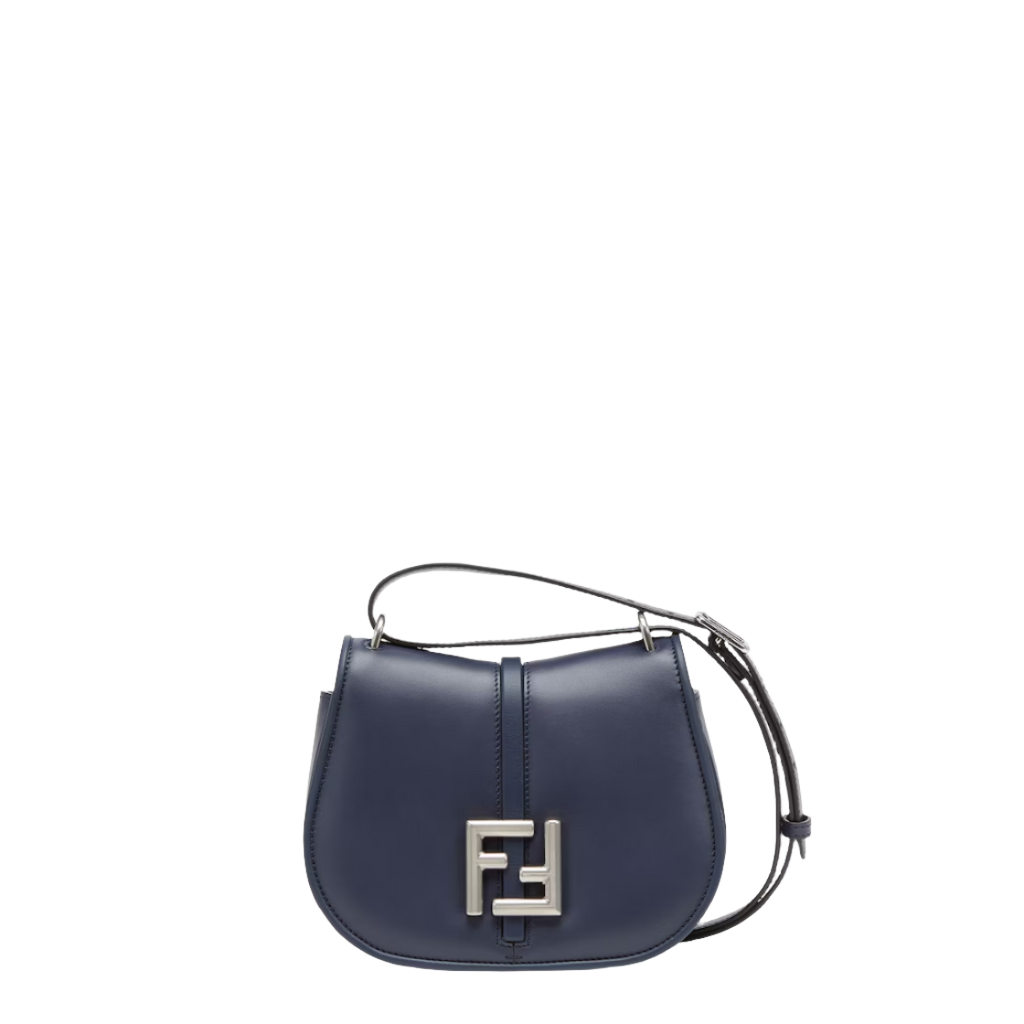 Fendi C mon Mini  Dark blue leather bag