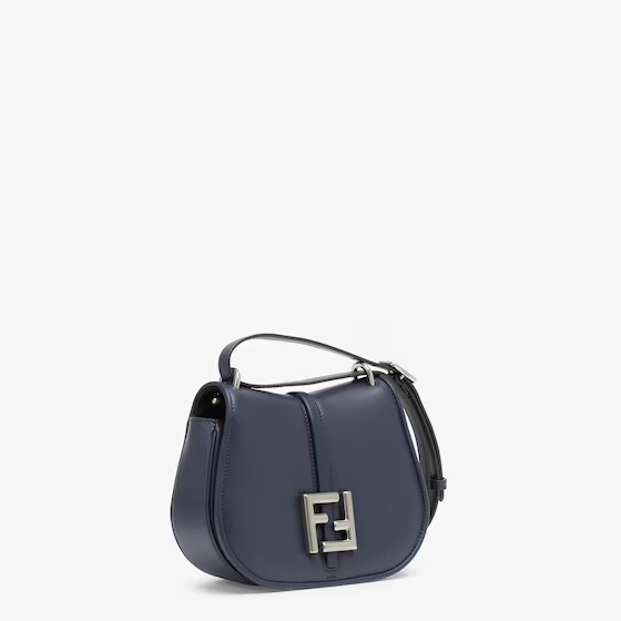 Fendi C mon Mini  Dark blue leather bag