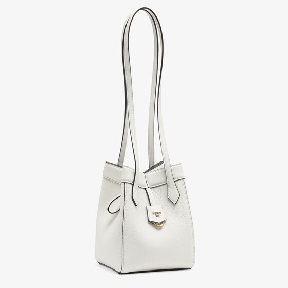Fendi Origami Mini - White leather mini bag that can be transformed