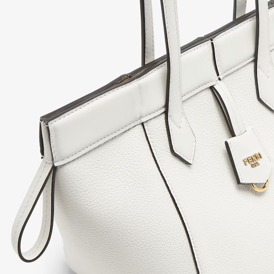 Fendi Origami Mini - White leather mini bag that can be transformed