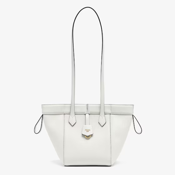 Fendi Origami Mini - White leather mini bag that can be transformed
