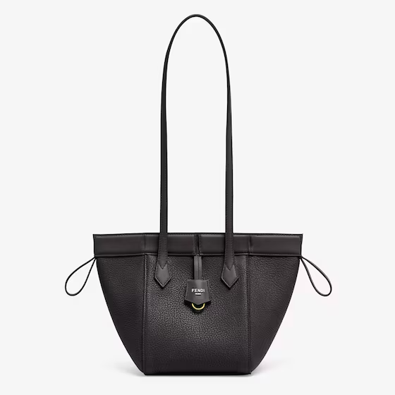 Fendi Origami Mini - Black leather mini bag that can be transformed