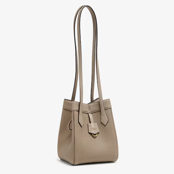 Fendi Origami Mini - Dove grey leather mini bag that can be transformed