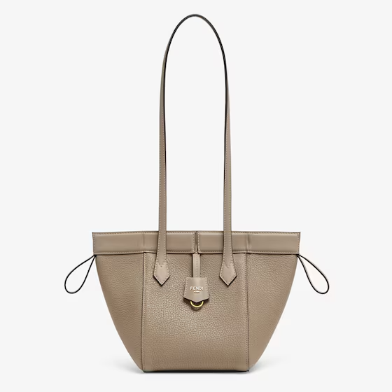 Fendi Origami Mini - Dove grey leather mini bag that can be transformed