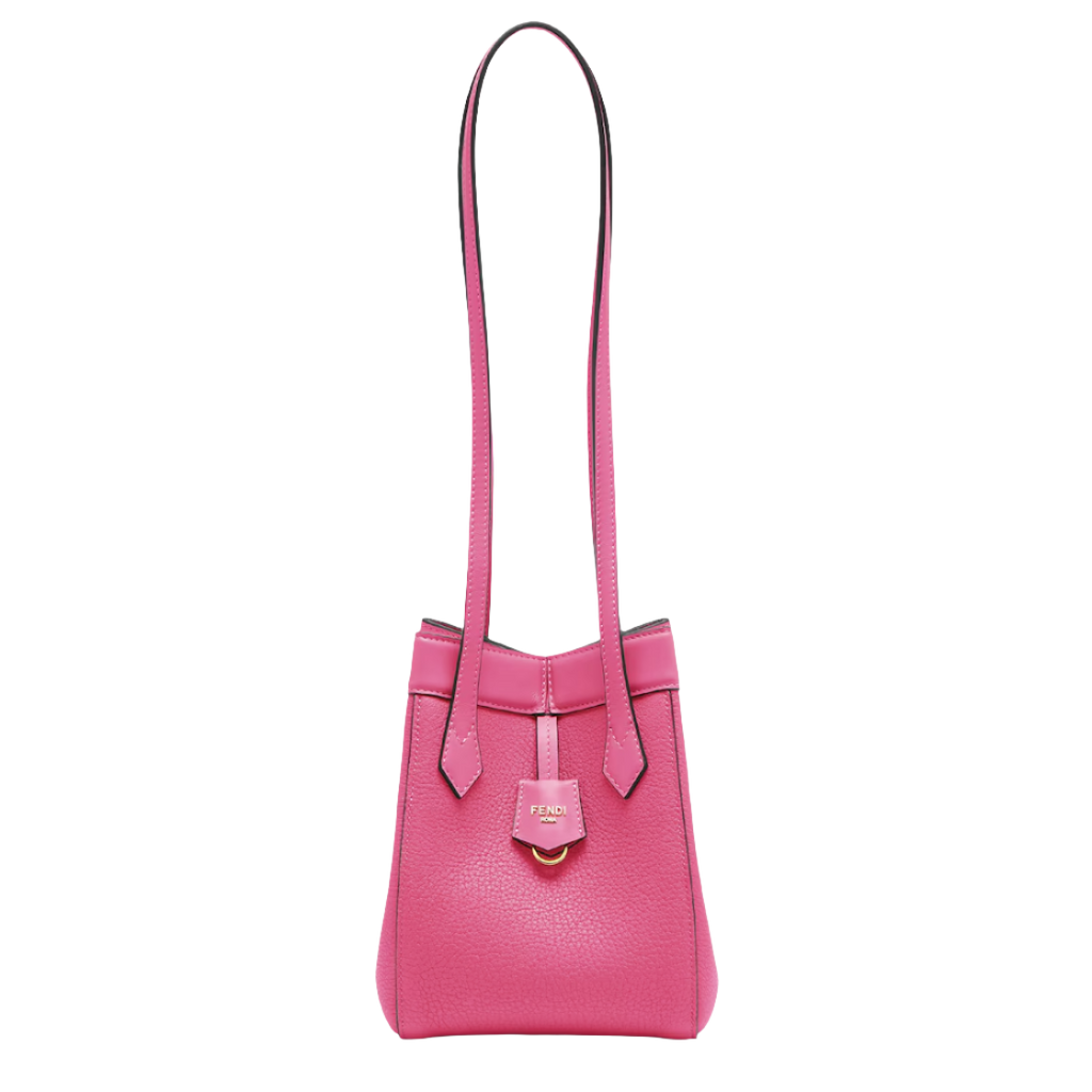 Fendi Origami Mini - Fuchsia leather mini bag that can be transformed