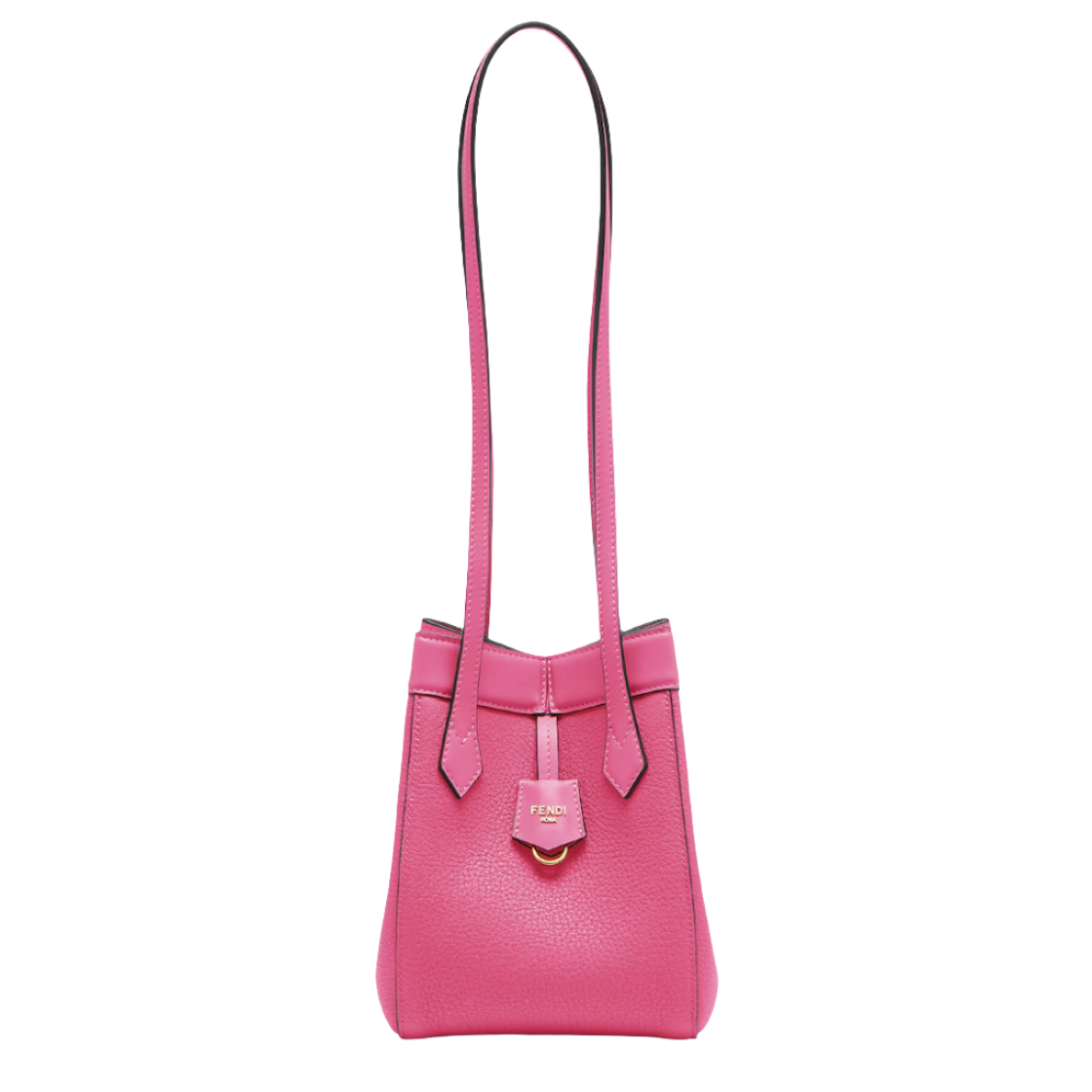 Fendi Origami Mini - Fuchsia leather mini bag that can be transformed