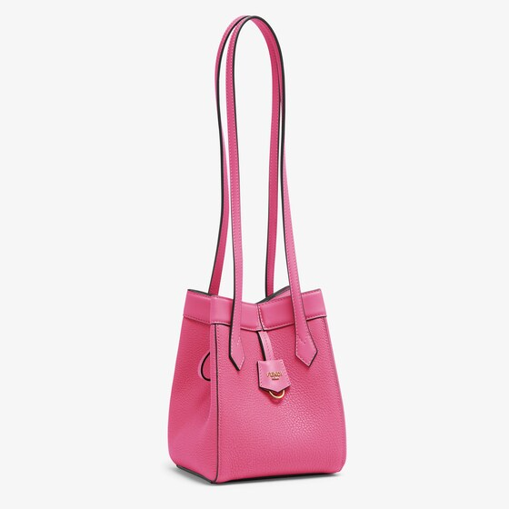 Fendi Origami Mini - Fuchsia leather mini bag that can be transformed