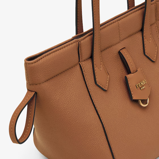 Fendi Origami Mini - Brown leather mini bag that can be transformed