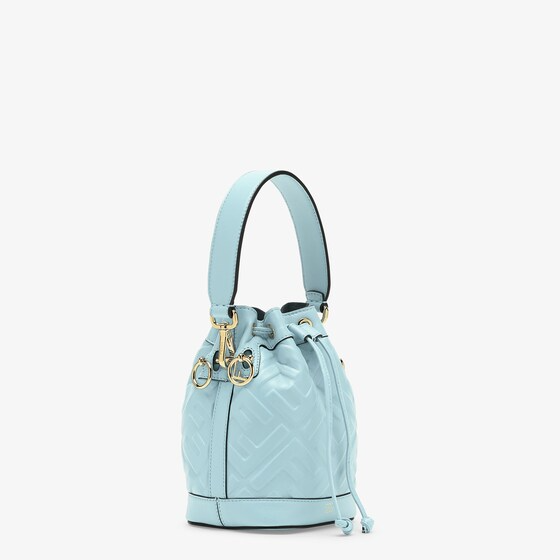 Fendi Mon Tresor - Light blue leather mini bag