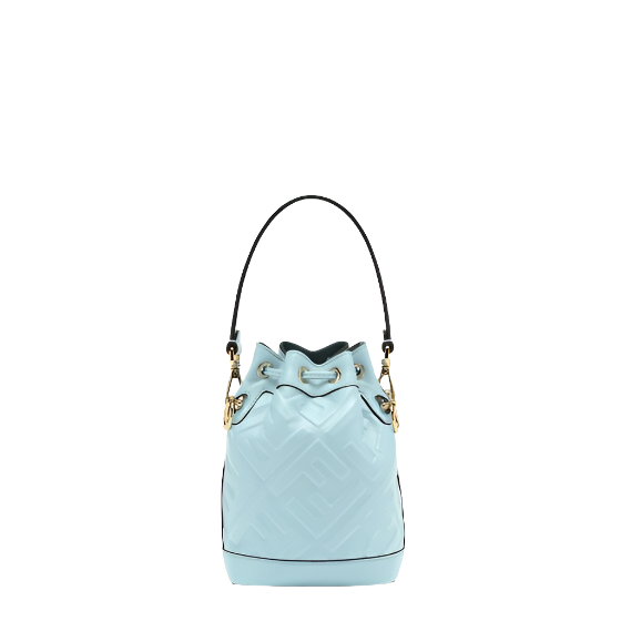 Fendi Mon Tresor - Light blue leather mini bag