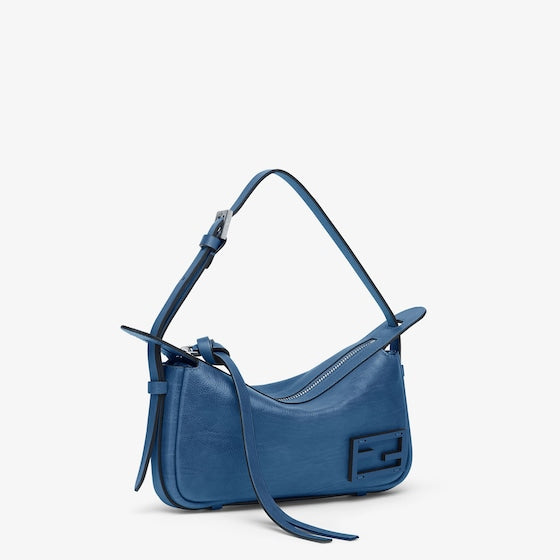 Fendi Simply Fendi Mini - Blue leather mini-bag