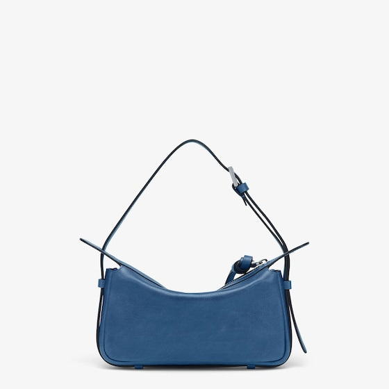 Fendi Simply Fendi Mini - Blue leather mini-bag