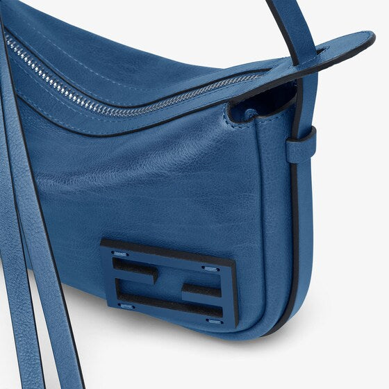 Fendi Simply Fendi Mini - Blue leather mini-bag