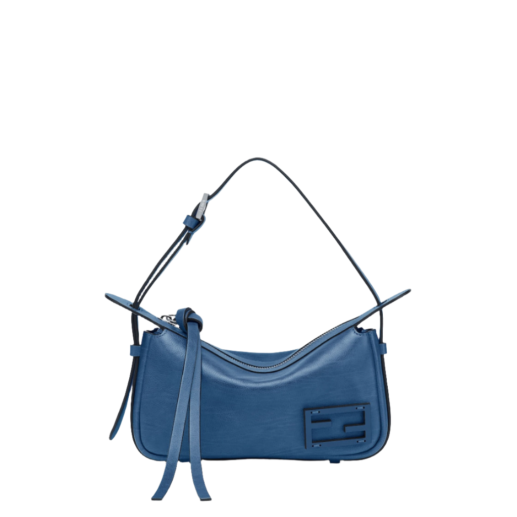 Fendi Simply Fendi Mini - Blue leather mini-bag