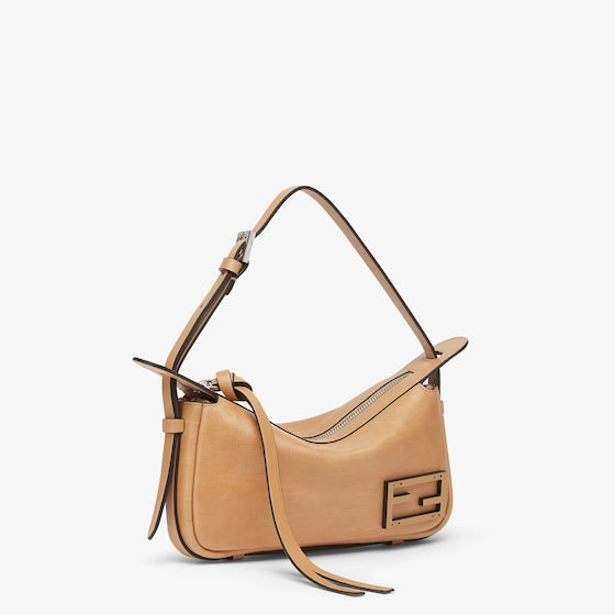 Fendi Simply Fendi Mini - Beige leather mini-bag
