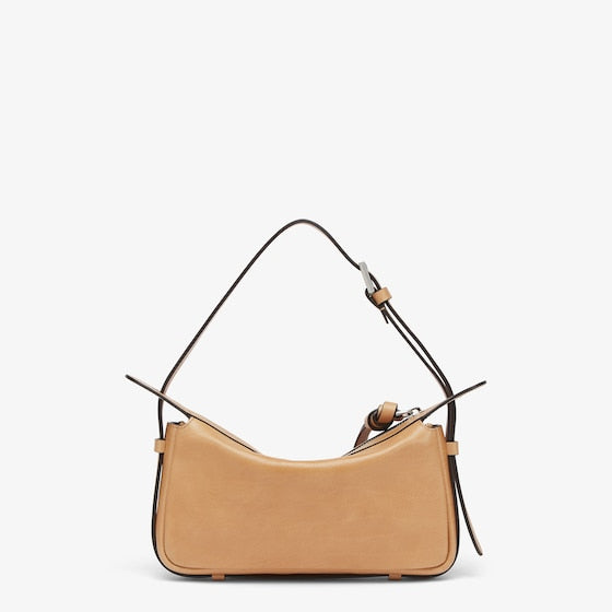 Fendi Simply Fendi Mini - Beige leather mini-bag