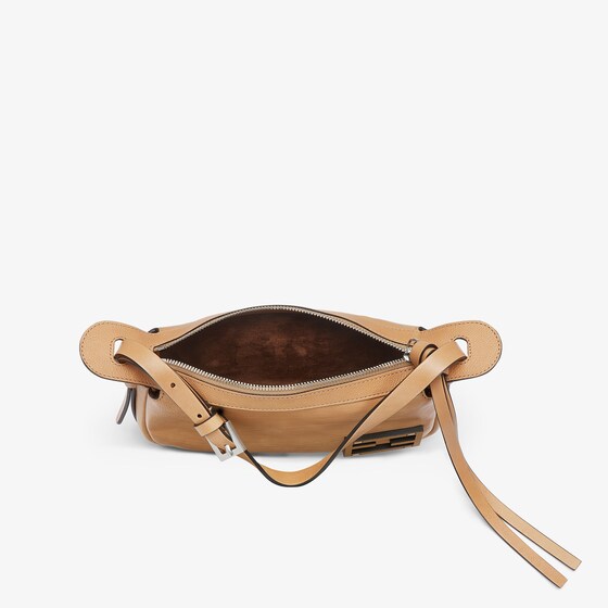 Fendi Simply Fendi Mini - Beige leather mini-bag