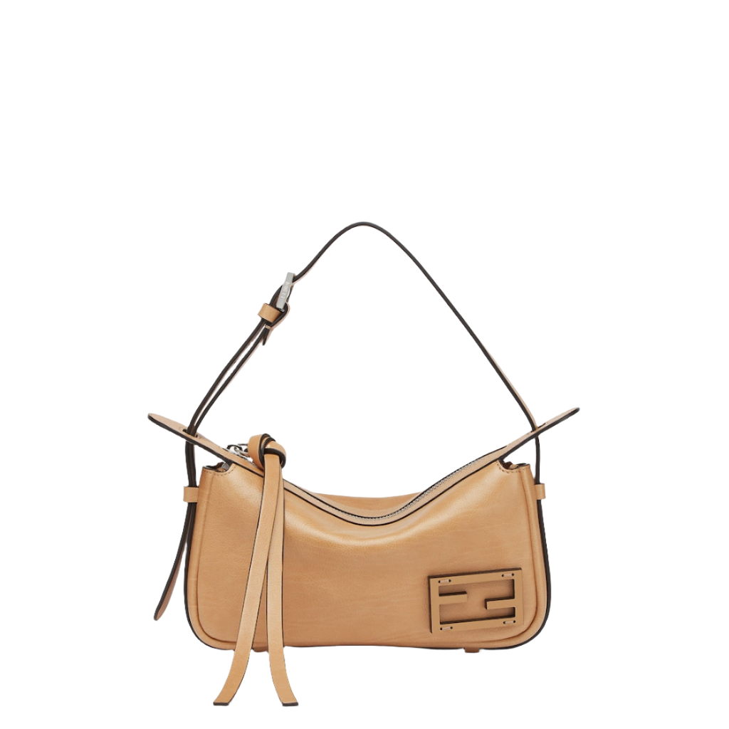 Fendi Simply Fendi Mini - Beige leather mini-bag