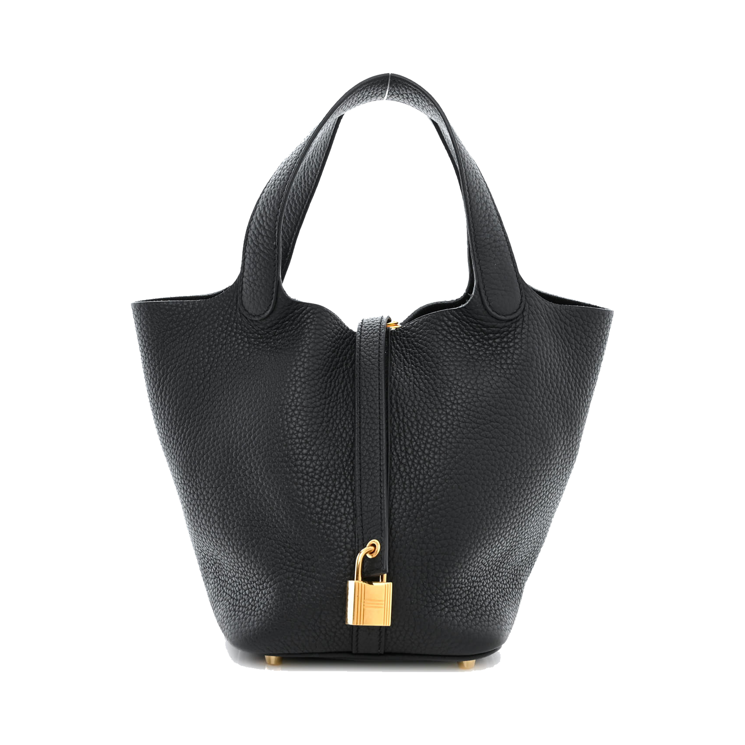 HERMES TAURILLON CLEMENCE PICOTIN LOCK 18 PM BLACK