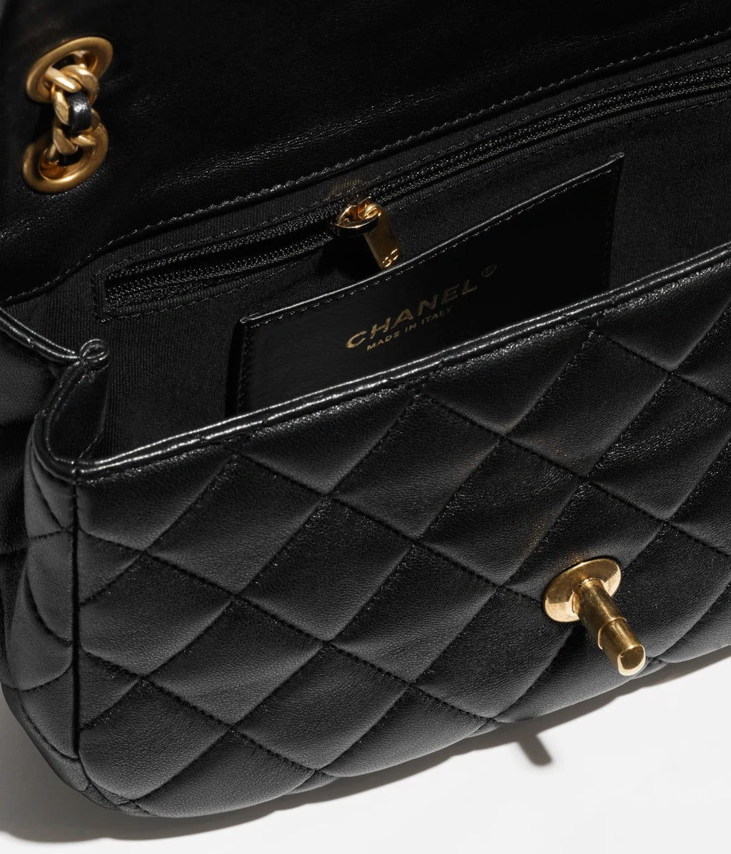 CHANEL 19 FLAP BAG BLACK