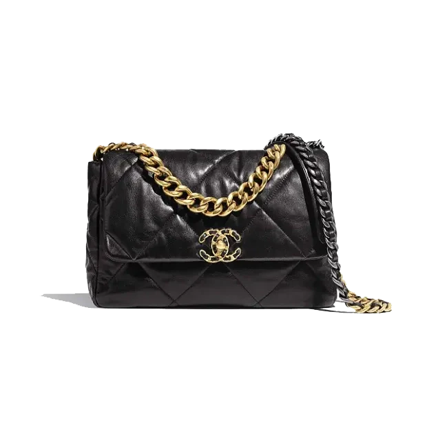 CHANEL 19 FLAP BAG BLACK