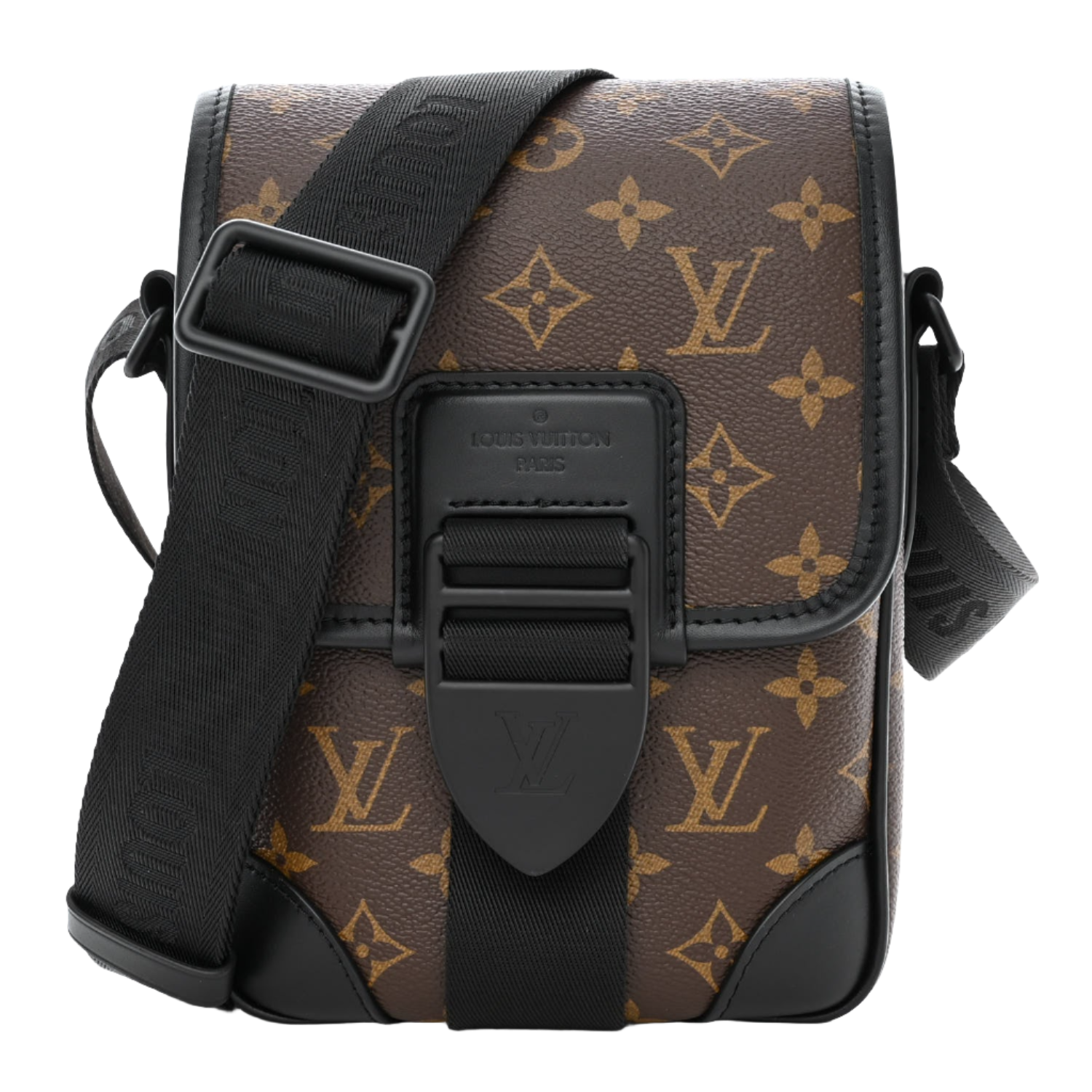 LOUIS VUITTON Monogram Macassar Archy Messenger PM
