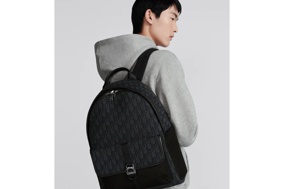Dior 8 Backpack  Black Dior Oblique Jacquard  Dior Couture