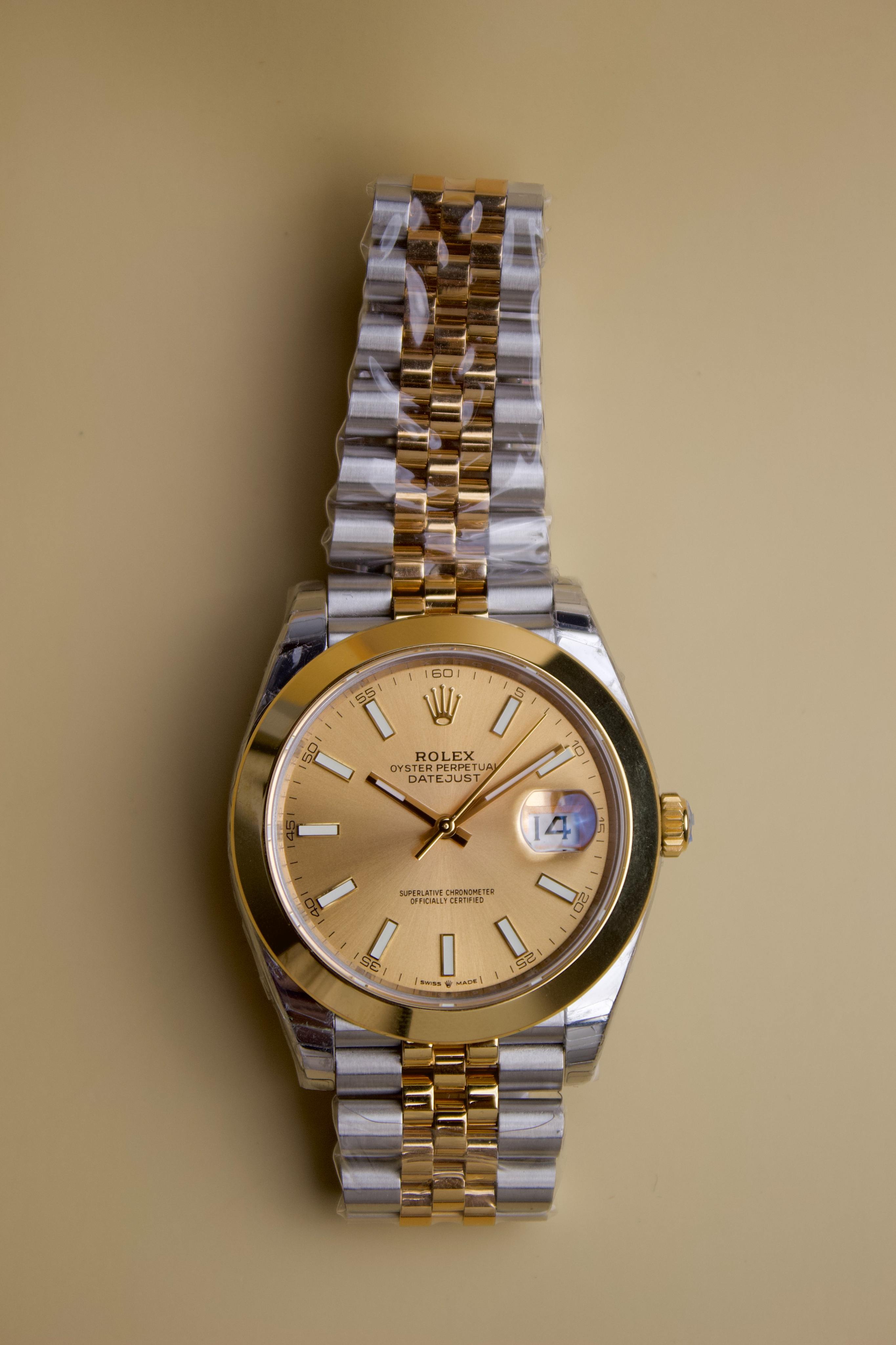 ROLEX DATEJUST YELLOW GOLD& STEEL