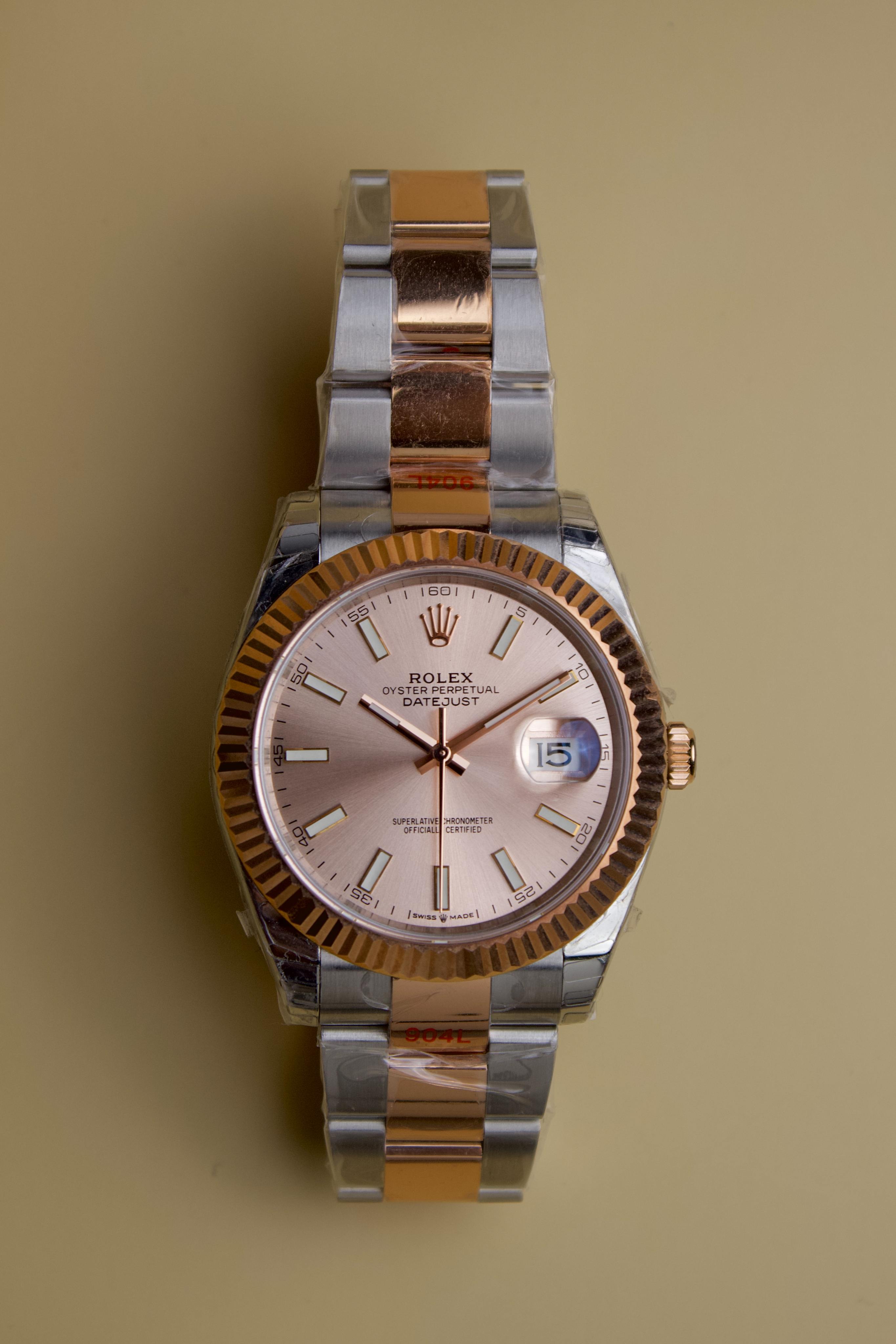ROLEX DATEJUST ROSE GOLD & STEEL