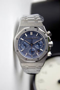 AUDEMARS PIGUET ROYAL OAK SELF-WINDING CHRONOGRAPH BLUE DIAL