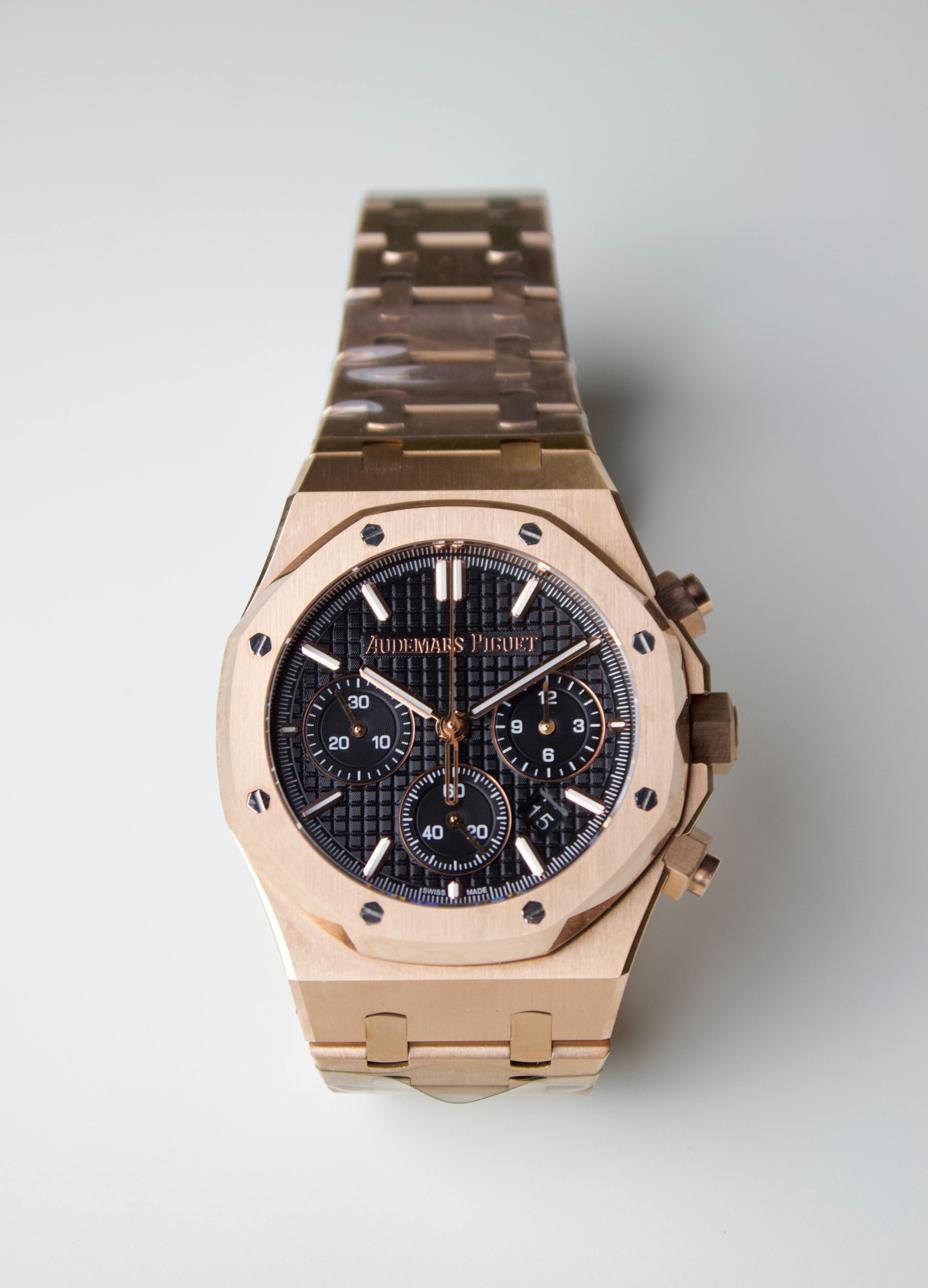 AUDEMARS PIGUET ROYAL OAK CHRONOGRAPH ROSE GOLD