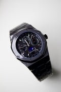 AUDEMARS PIGUET ROYAL OAK PERPETUAL CALENDAR CERAMIC	BLACK TAPISSERIE