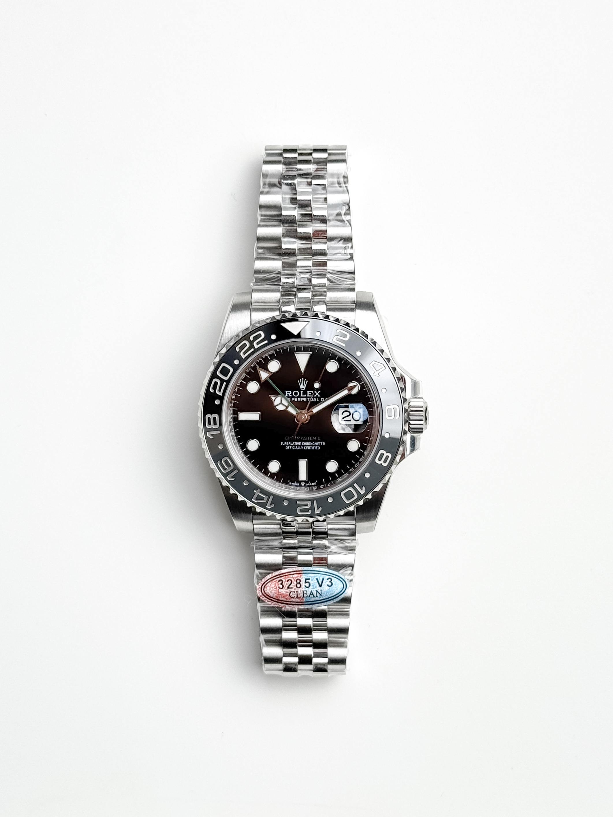 ROLEX GMT-MASTER II BRUCE WAYNE. STAINLESS STEEL JUBILEE BRACELET