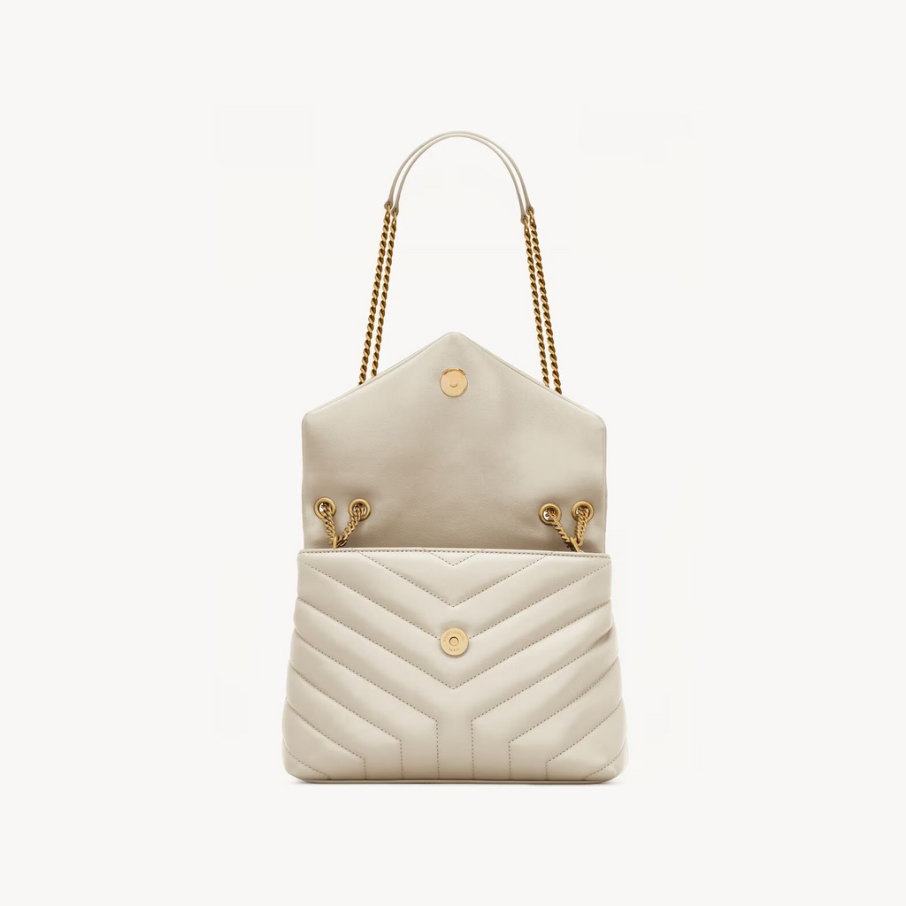 SAINT LAURENT YSL LOULOU SMALL IN QUILTED LEATHER