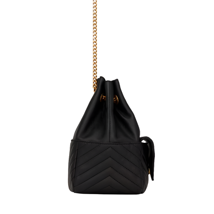 SAINT LAURENT YSL MINI JOE IN LAMBSKIN BLACK