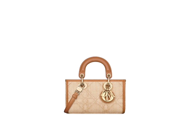 Lady D-Joy Micro Bag  Natural Cannage Raffia  Dior Couture