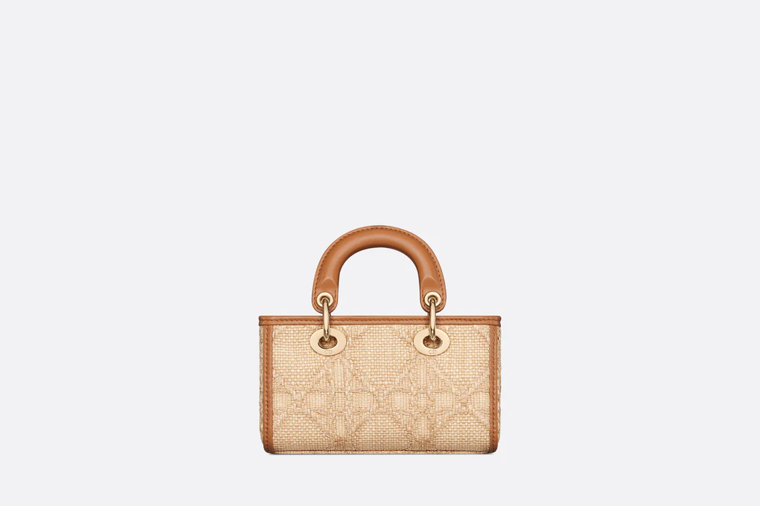 Lady D-Joy Micro Bag  Natural Cannage Raffia  Dior Couture