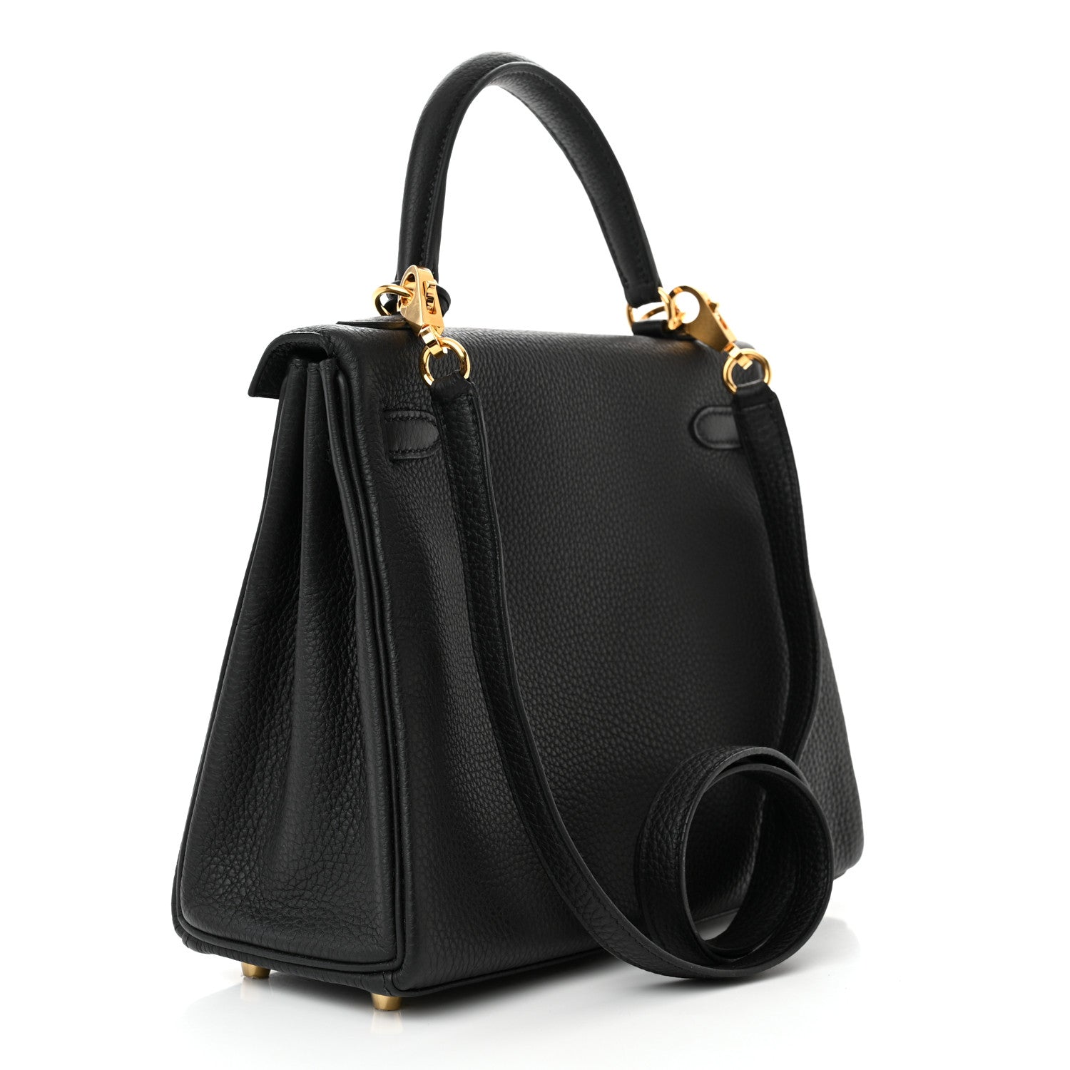 HERMES TOGO KELLY RETOURNE 25 BLACK