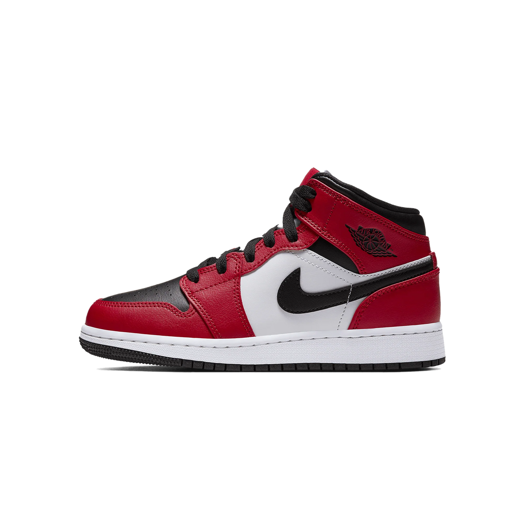 Air Jordan 1 Mid Chicago Black Toe Womens  gs