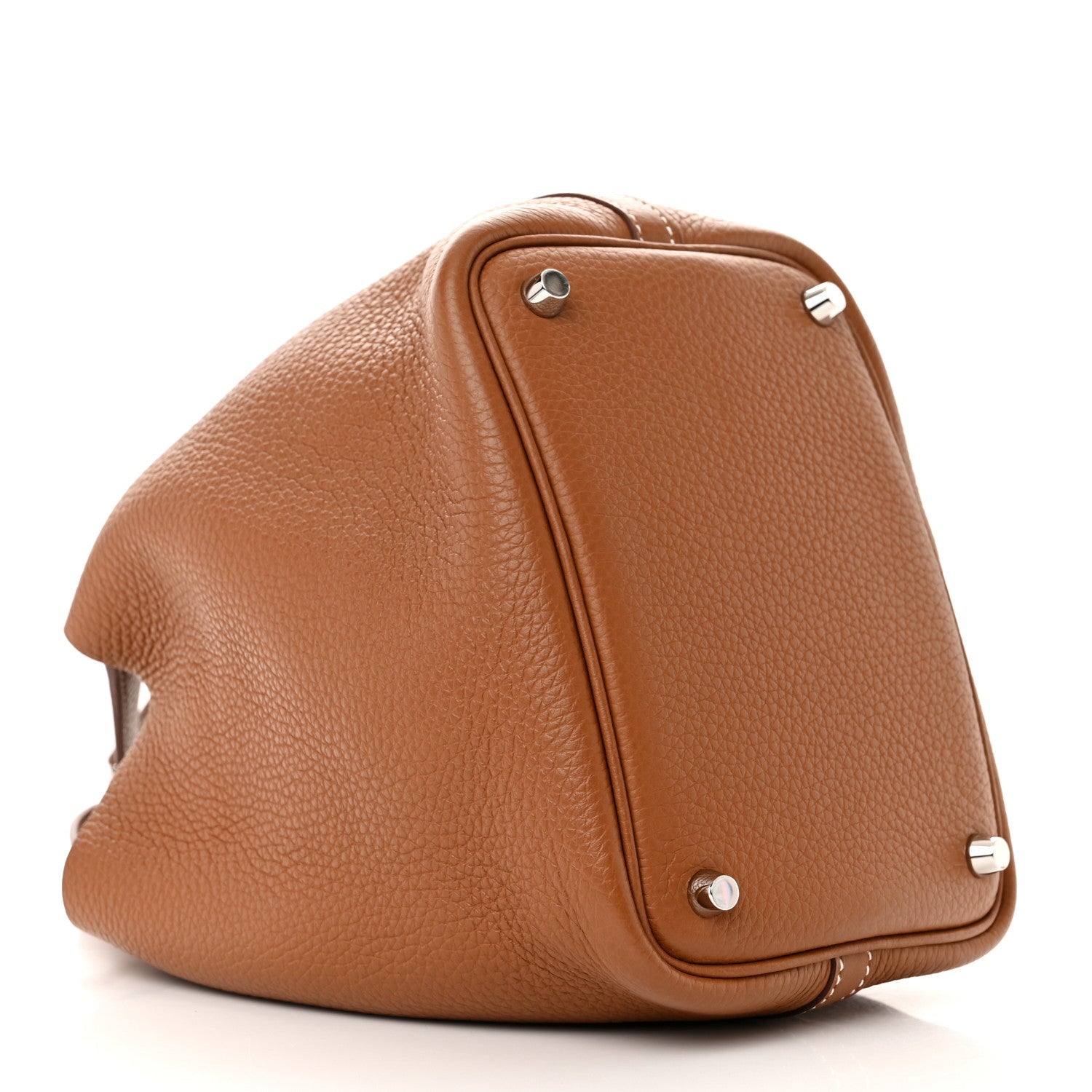 HERMES Taurillon Clemence Picotin Lock 18 PM Gold