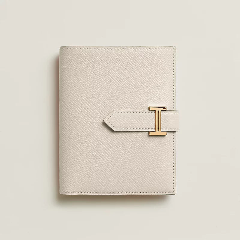 Hermes Bearn Compact wallet Craie